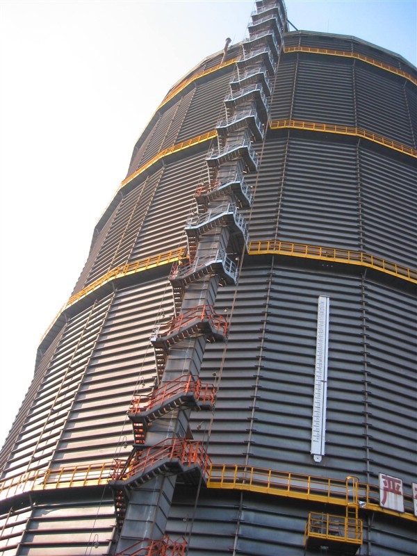 昆钢十万煤气柜防腐